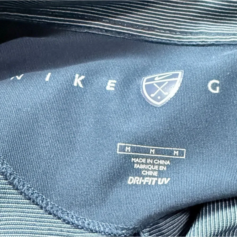 Nike Men's Heathered Blue Polo Golf Shirt